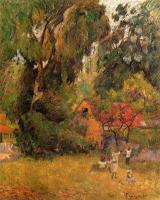 Gauguin, Paul - Huts under the Trees